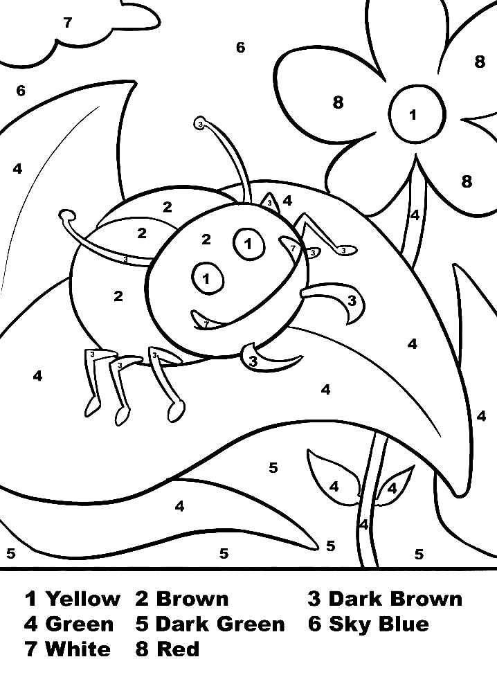 Bugs Coloring Pages Printable for Free Download