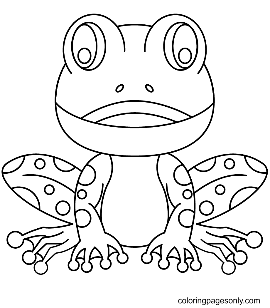 Frog Coloring Pages Printable for Free Download