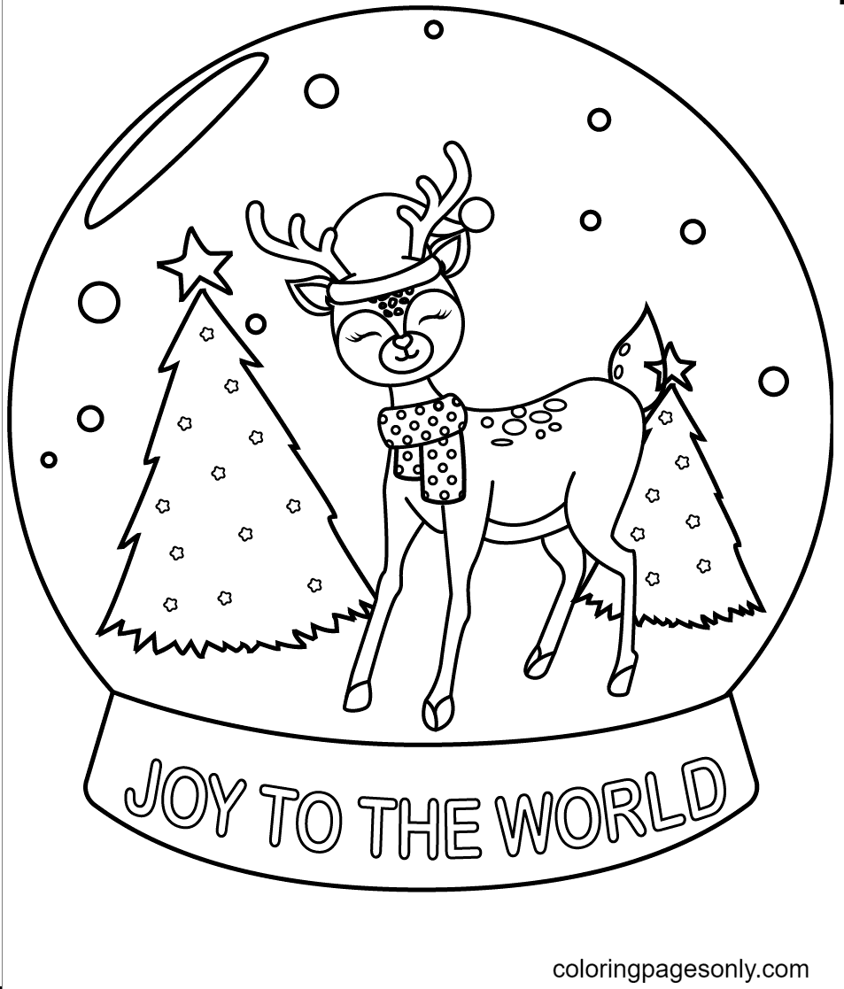 Reindeer Coloring Pages Printable for Free Download