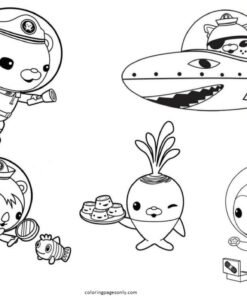 Octonauts Coloring Pages Printable for Free Download