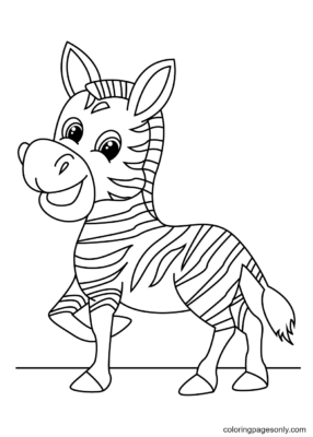 Zebra Coloring Pages Printable for Free Download