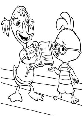 Chicken Little Coloring Pages Printable for Free Download