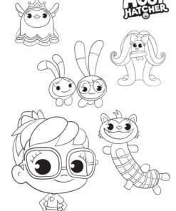 Abby Hatcher Coloring Pages Printable for Free Download