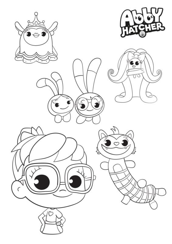 Abby Hatcher Coloring Pages Printable For Free Download 7824