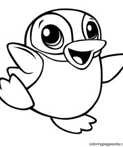 Penguin Coloring Pages Printable for Free Download