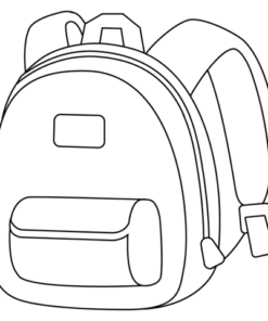 Backpack Coloring Pages Printable for Free Download