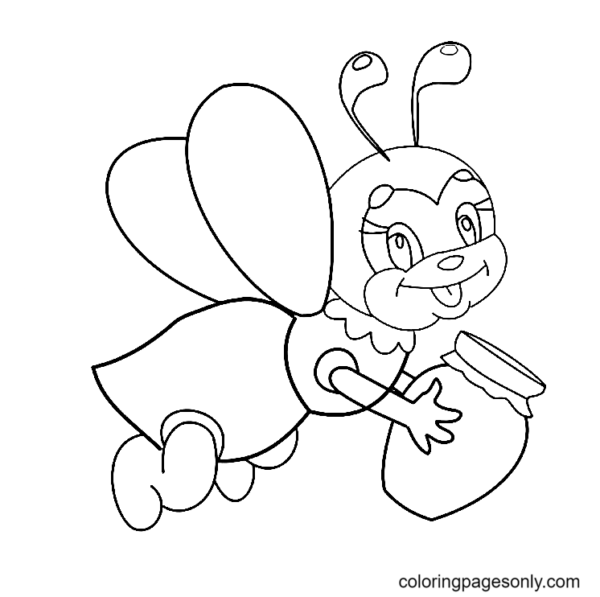 Bee Coloring Pages Printable for Free Download