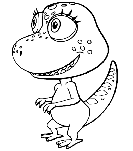 Dinosaur Train Coloring Pages Printable for Free Download