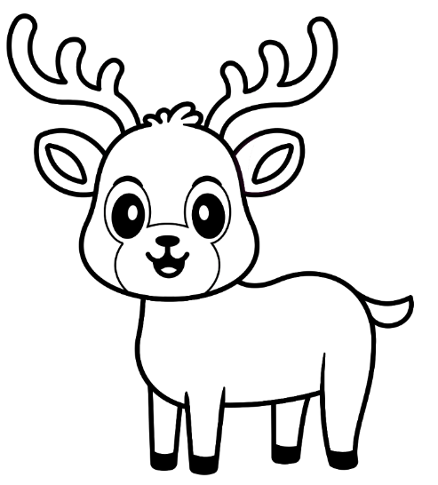 Deer Coloring Pages Printable for Free Download