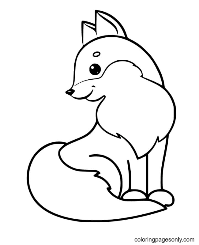 Fox Coloring Pages Printable for Free Download