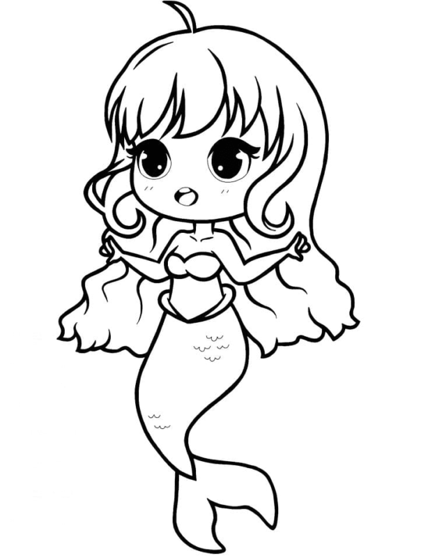 Mermaid Coloring Pages Printable for Free Download