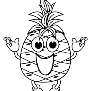 Pineapples Coloring Pages Printable For Free Download