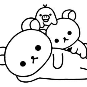 Rilakkuma Coloring Pages Printable for Free Download