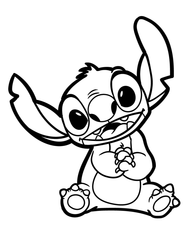 Lilo & Stitch Coloring Pages Printable for Free Download