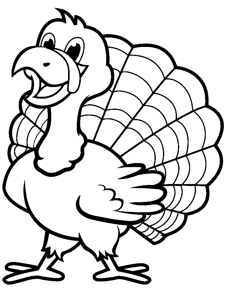 Turkey Coloring Pages Printable for Free Download