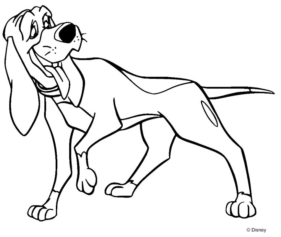 Fox and the Hound Coloring Pages Printable for Free Download