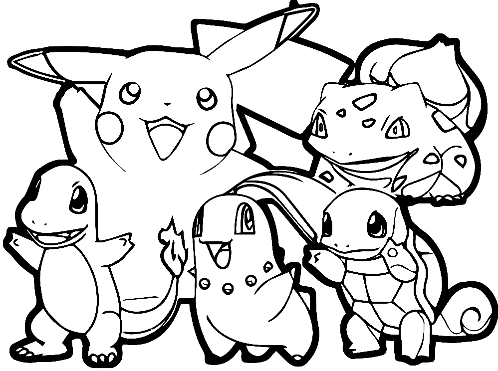 Pokemon to download for free - All Pokemon coloring pages Kids Coloring  Pages