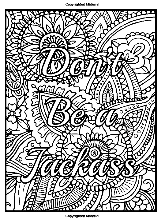 adult coloring pages profanity