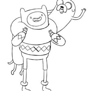 Adventure Time Coloring Pages Printable for Free Download