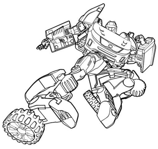 Tobot Coloring Pages Printable for Free Download