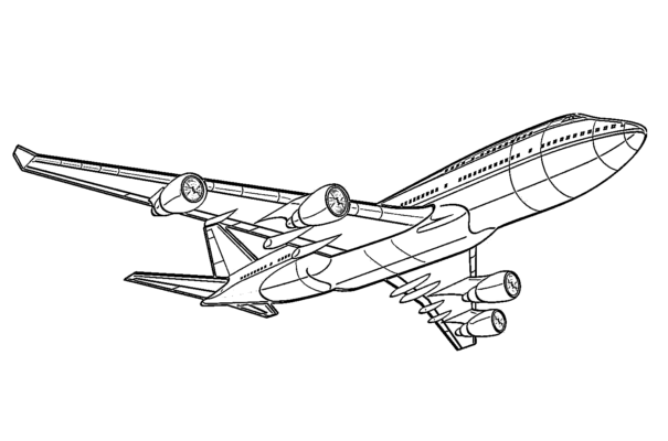 Airplane Coloring Pages Printable for Free Download