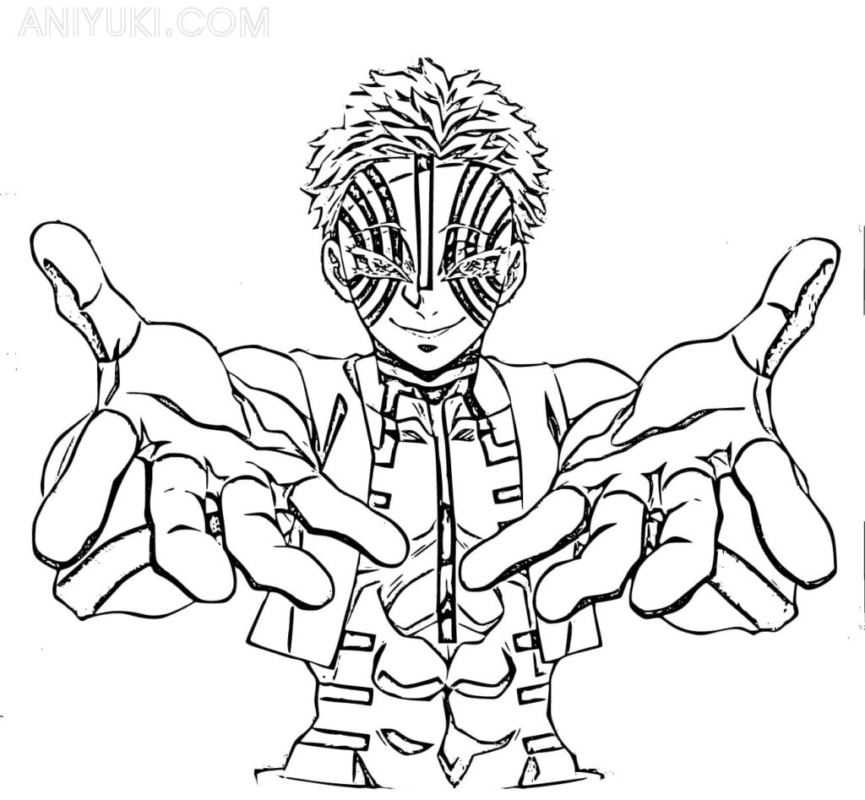 Akaza Coloring Pages Printable for Free Download