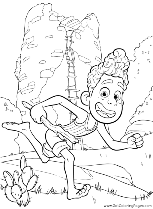 Luca Coloring Pages Printable for Free Download