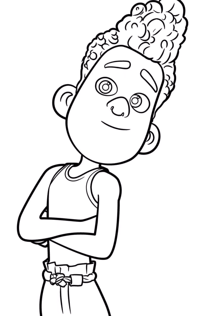 Luca Coloring Pages Printable for Free Download