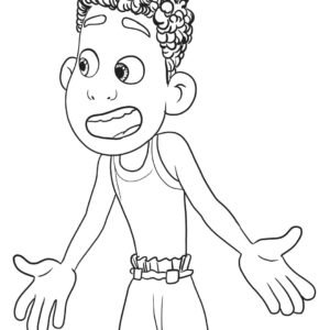 Luca Coloring Pages Printable for Free Download