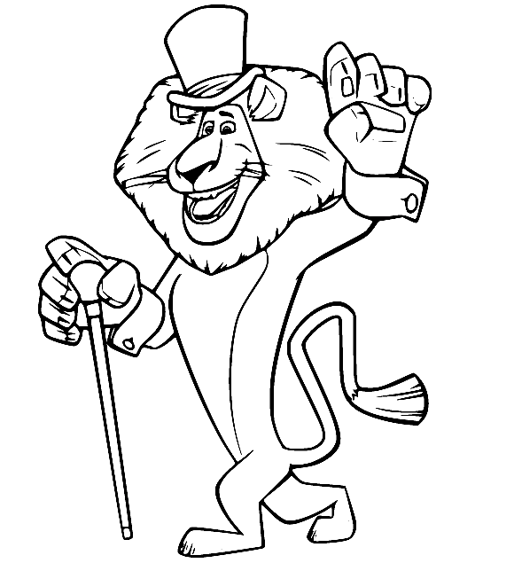 Madagascar Coloring Pages Printable for Free Download