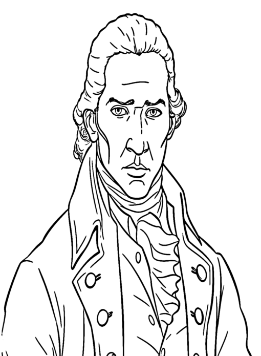 Alexander Hamilton Coloring Pages Printable for Free Download