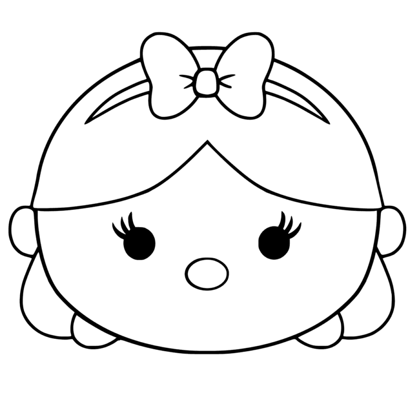 Tsum Tsum Coloring Pages Printable for Free Download