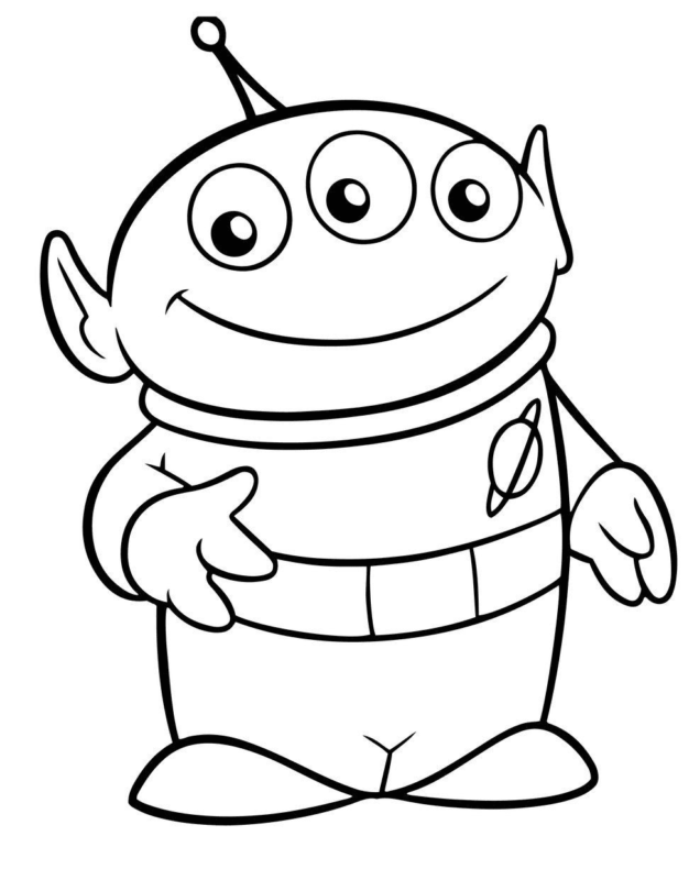 Alien Coloring Pages Printable for Free Download