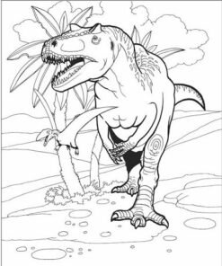 Allosaurus Coloring Pages Printable for Free Download