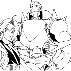 Fullmetal Alchemist Coloring Pages Printable for Free Download