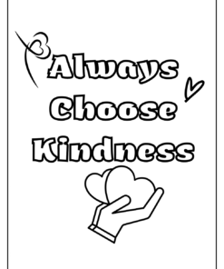 Free Kindness Coloring Pages Printable for Free Download