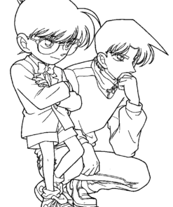 Detective Conan Coloring Pages Printable for Free Download