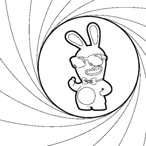 Raving Rabbids Coloring Pages Printable for Free Download