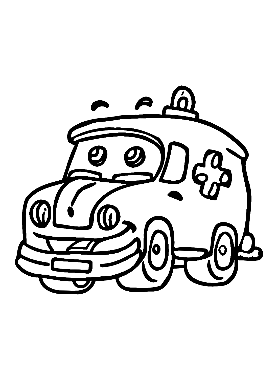 Ambulance Coloring Pages Printable for Free Download