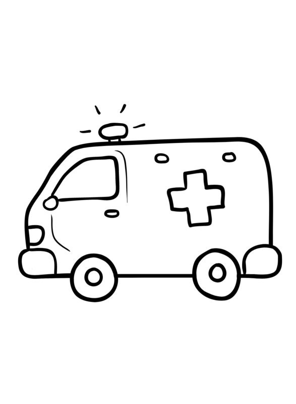 Ambulance Coloring Pages Printable for Free Download