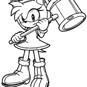 Amy Rose Bow Coloring Page - Wecoloringpage.com  Coloring books, Cartoon  coloring pages, Coloring pages