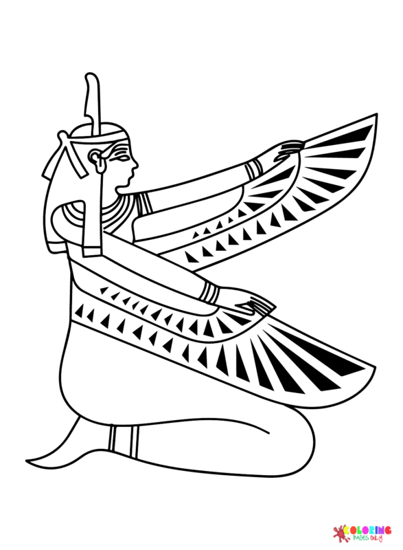 Ancient Egypt Coloring Pages Printable for Free Download