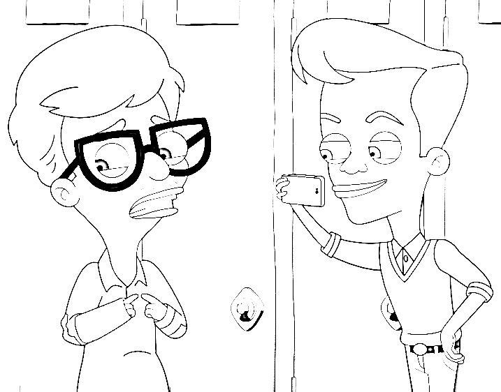 Big Mouth Coloring Pages Printable for Free Download