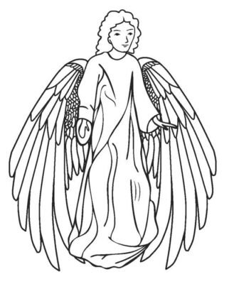 Angel Coloring Pages Printable for Free Download