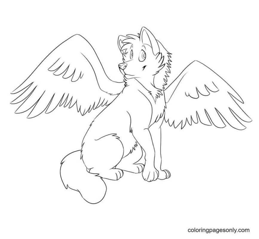 Angel Coloring Pages Printable for Free Download