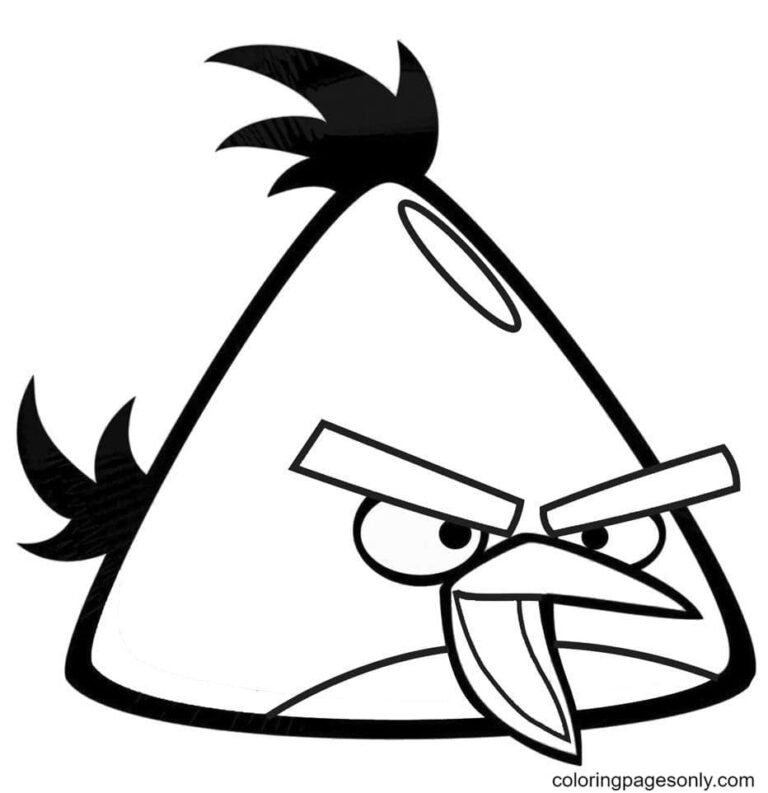 Angry Face Coloring Pages Printable for Free Download