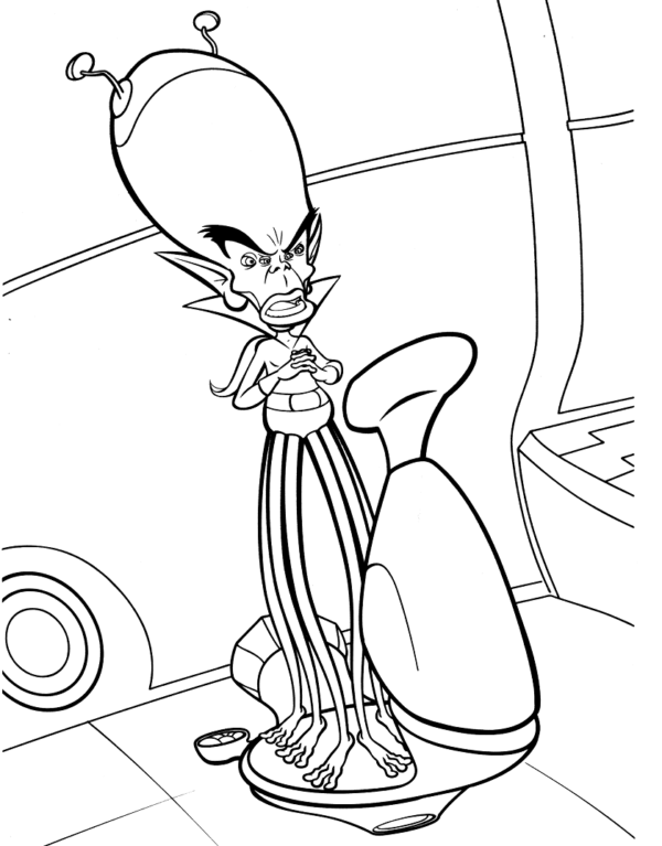 coloring pages of gallaxhar monsters vs aliens