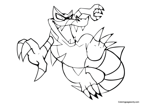 Krookodile Coloring Pages Printable for Free Download