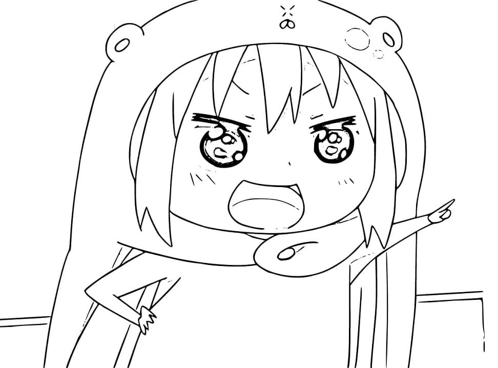 Himouto Umaru-chan Coloring Pages Printable for Free Download