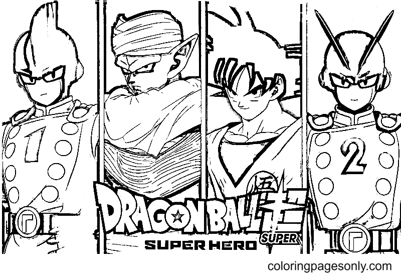 Free Printable Dragon Ball Z Coloring Pages For Kids  Super coloring  pages, Dragon ball super art, Dragon ball